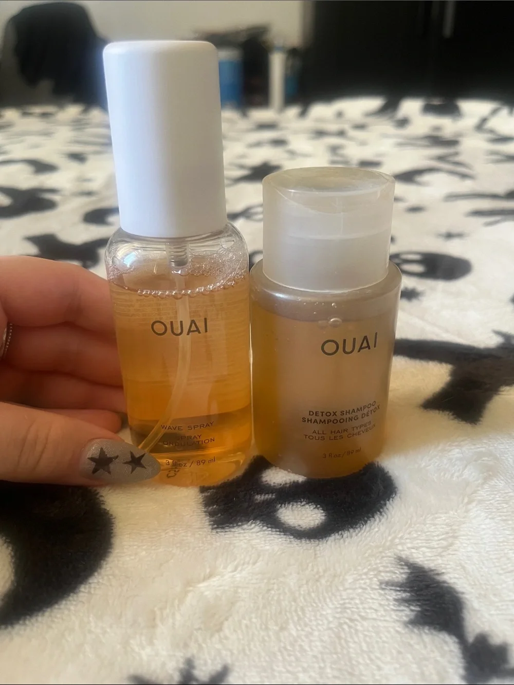 OUAI Travel Duo - Wave Spray & Detox Shampoo
